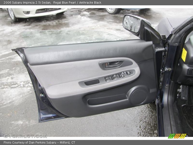Regal Blue Pearl / Anthracite Black 2006 Subaru Impreza 2.5i Sedan