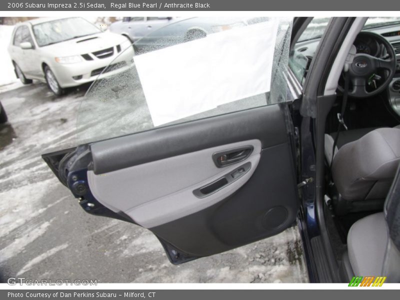 Regal Blue Pearl / Anthracite Black 2006 Subaru Impreza 2.5i Sedan