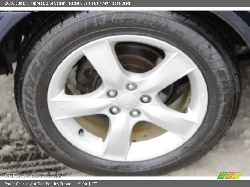 Regal Blue Pearl / Anthracite Black 2006 Subaru Impreza 2.5i Sedan