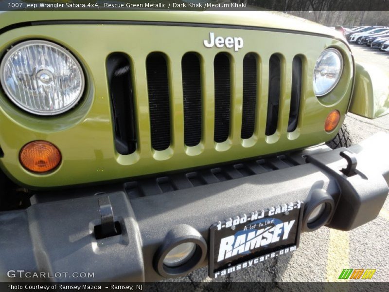 Rescue Green Metallic / Dark Khaki/Medium Khaki 2007 Jeep Wrangler Sahara 4x4