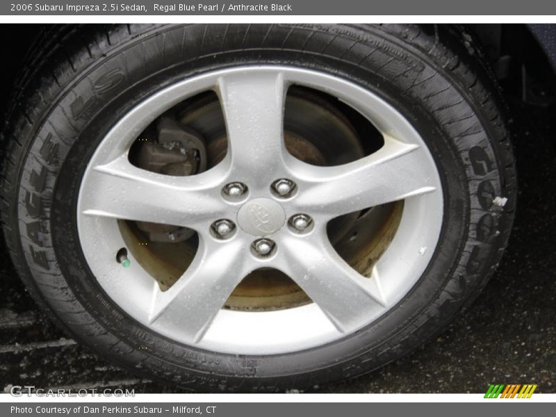 Regal Blue Pearl / Anthracite Black 2006 Subaru Impreza 2.5i Sedan