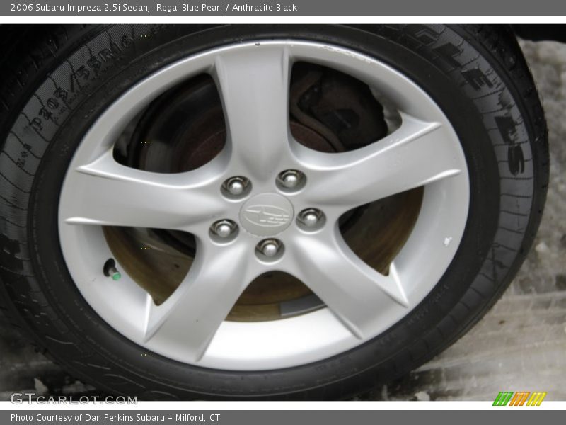 Regal Blue Pearl / Anthracite Black 2006 Subaru Impreza 2.5i Sedan