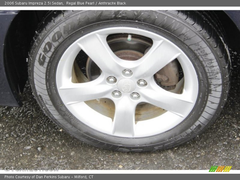 Regal Blue Pearl / Anthracite Black 2006 Subaru Impreza 2.5i Sedan