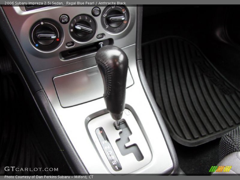 Regal Blue Pearl / Anthracite Black 2006 Subaru Impreza 2.5i Sedan