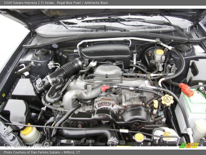 Regal Blue Pearl / Anthracite Black 2006 Subaru Impreza 2.5i Sedan