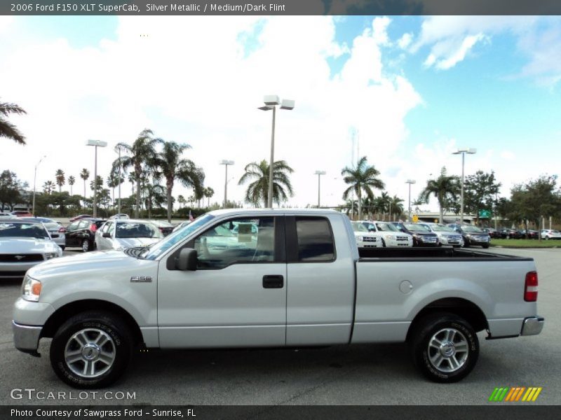 Silver Metallic / Medium/Dark Flint 2006 Ford F150 XLT SuperCab