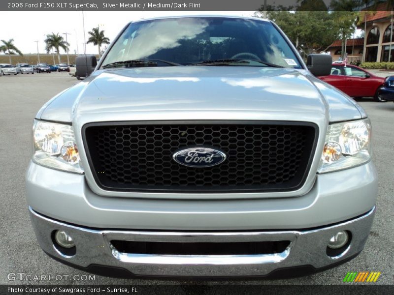 Silver Metallic / Medium/Dark Flint 2006 Ford F150 XLT SuperCab