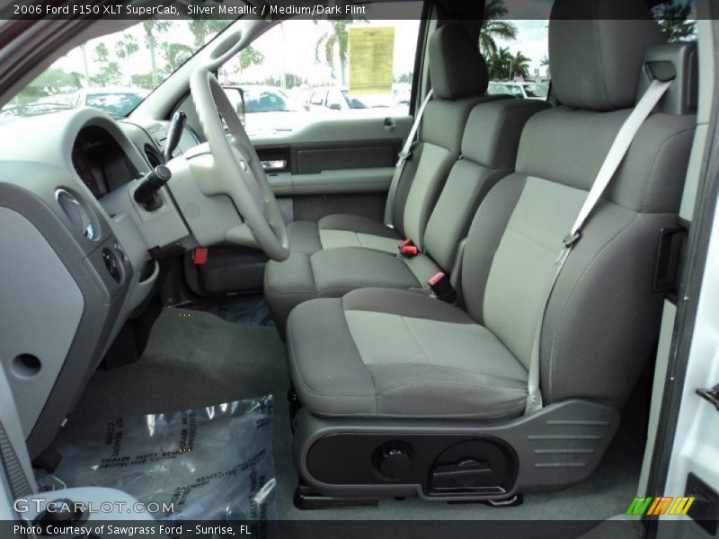 Silver Metallic / Medium/Dark Flint 2006 Ford F150 XLT SuperCab
