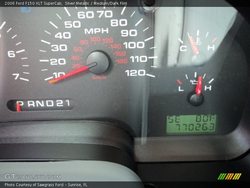 Silver Metallic / Medium/Dark Flint 2006 Ford F150 XLT SuperCab