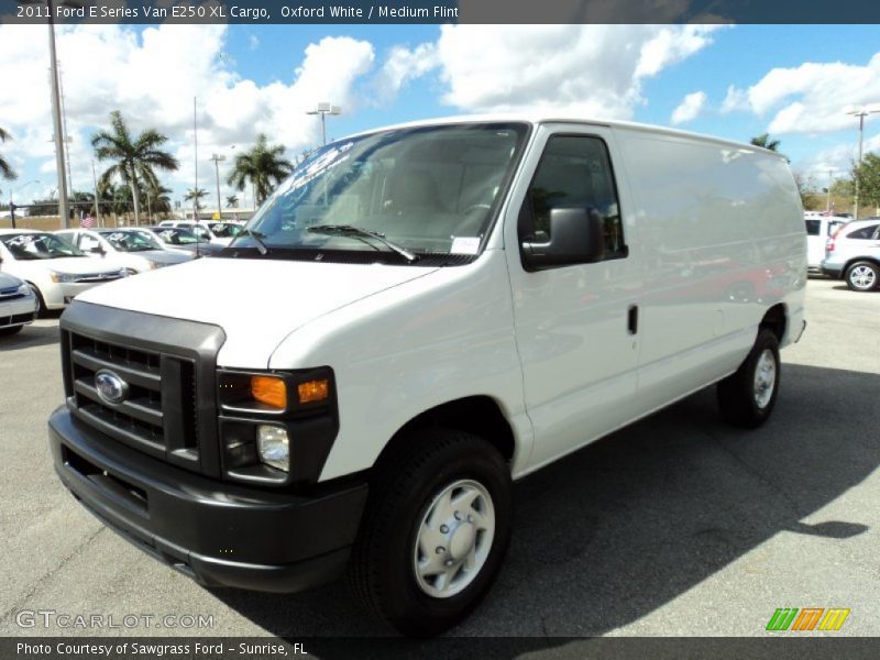 Oxford White / Medium Flint 2011 Ford E Series Van E250 XL Cargo