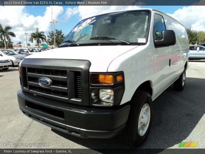 Oxford White / Medium Flint 2011 Ford E Series Van E250 XL Cargo