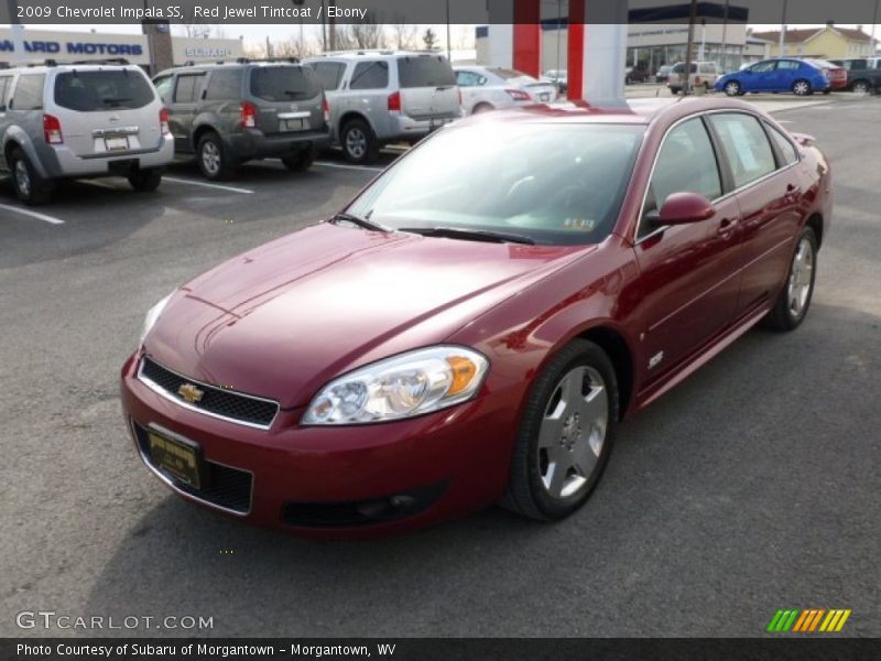 Red Jewel Tintcoat / Ebony 2009 Chevrolet Impala SS