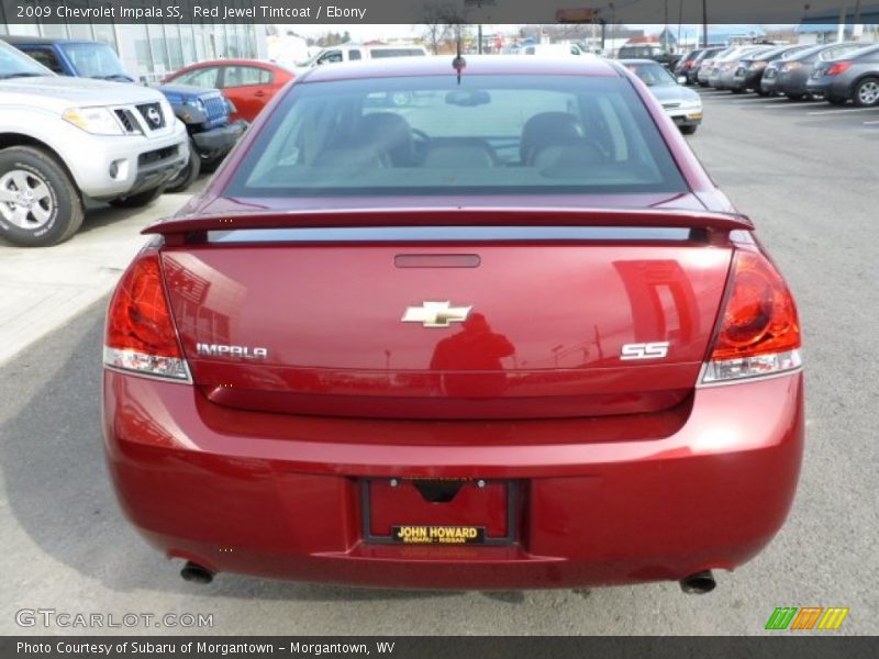 Red Jewel Tintcoat / Ebony 2009 Chevrolet Impala SS