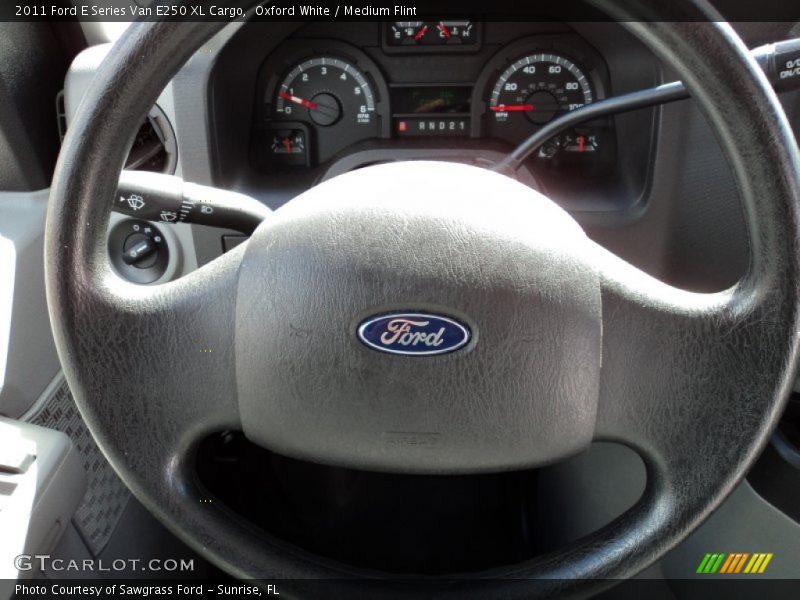 Oxford White / Medium Flint 2011 Ford E Series Van E250 XL Cargo