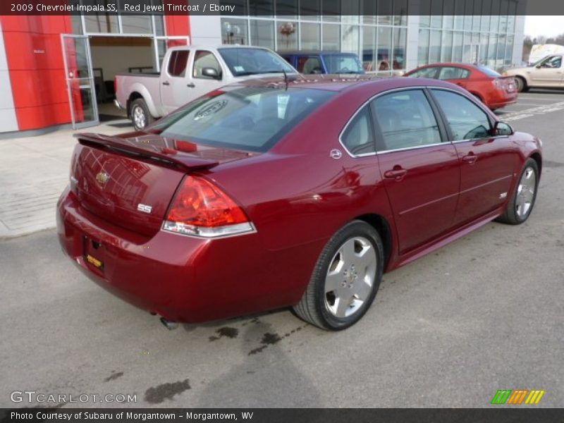 Red Jewel Tintcoat / Ebony 2009 Chevrolet Impala SS