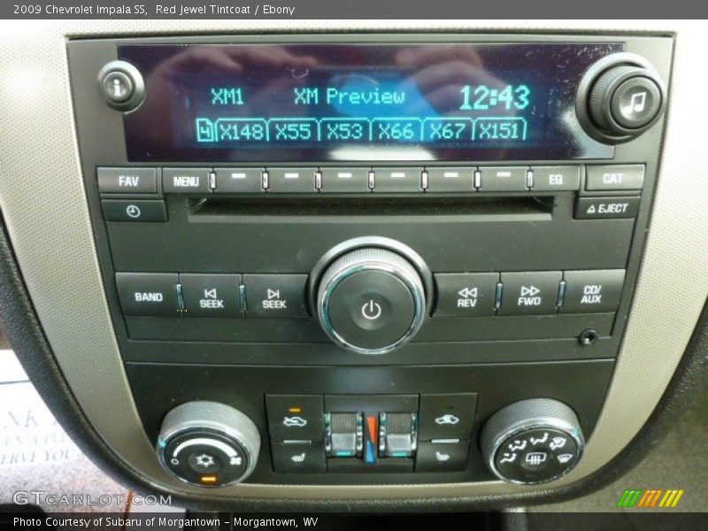 Red Jewel Tintcoat / Ebony 2009 Chevrolet Impala SS