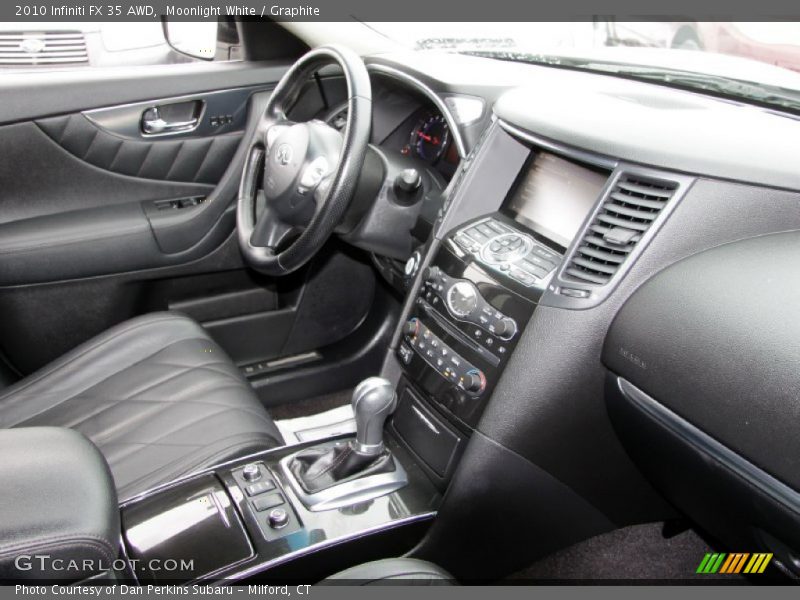 Moonlight White / Graphite 2010 Infiniti FX 35 AWD