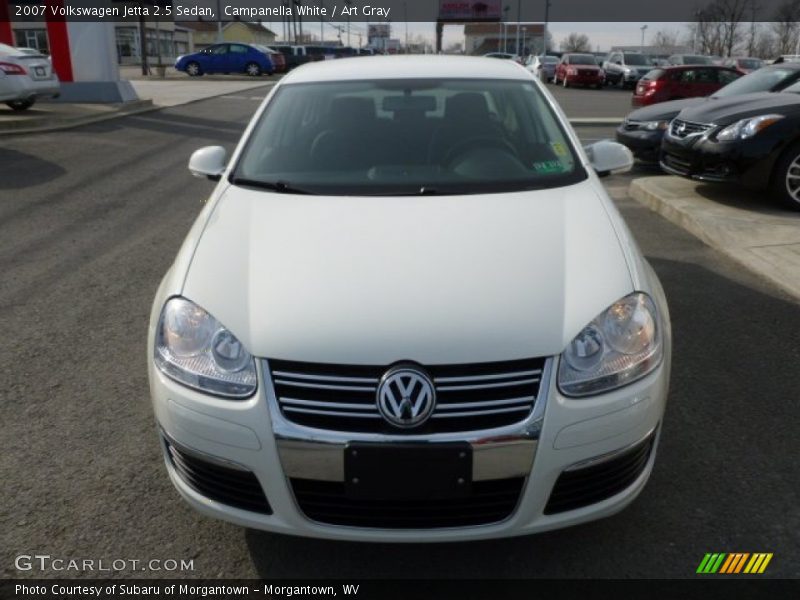 Campanella White / Art Gray 2007 Volkswagen Jetta 2.5 Sedan