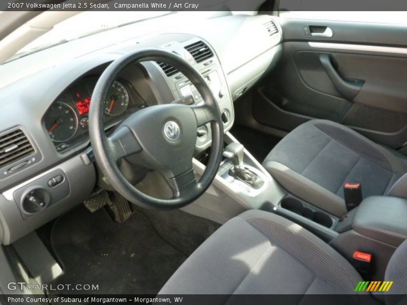 Campanella White / Art Gray 2007 Volkswagen Jetta 2.5 Sedan