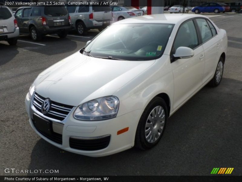 Campanella White / Art Gray 2007 Volkswagen Jetta 2.5 Sedan