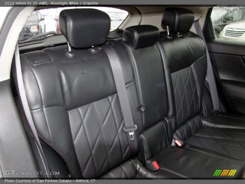 Moonlight White / Graphite 2010 Infiniti FX 35 AWD