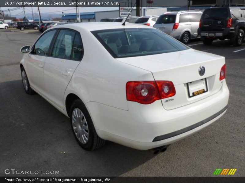 Campanella White / Art Gray 2007 Volkswagen Jetta 2.5 Sedan
