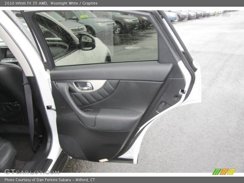 Moonlight White / Graphite 2010 Infiniti FX 35 AWD