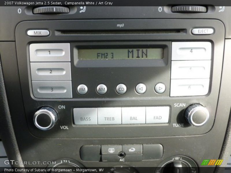 Campanella White / Art Gray 2007 Volkswagen Jetta 2.5 Sedan