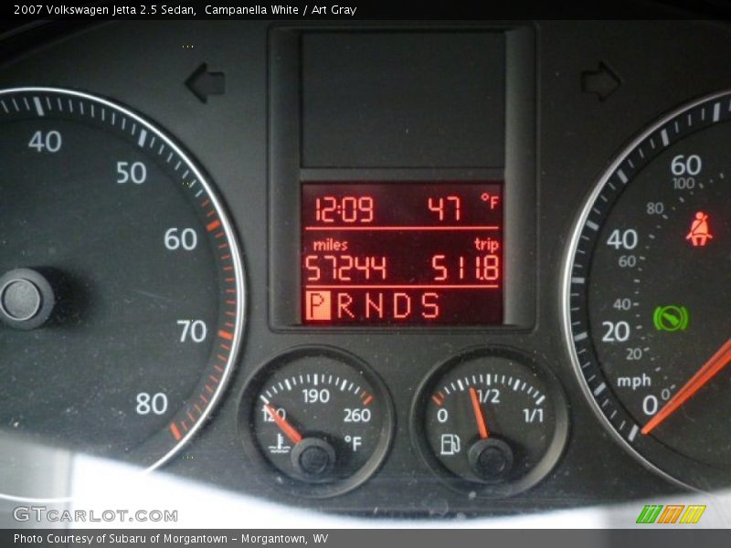 Campanella White / Art Gray 2007 Volkswagen Jetta 2.5 Sedan