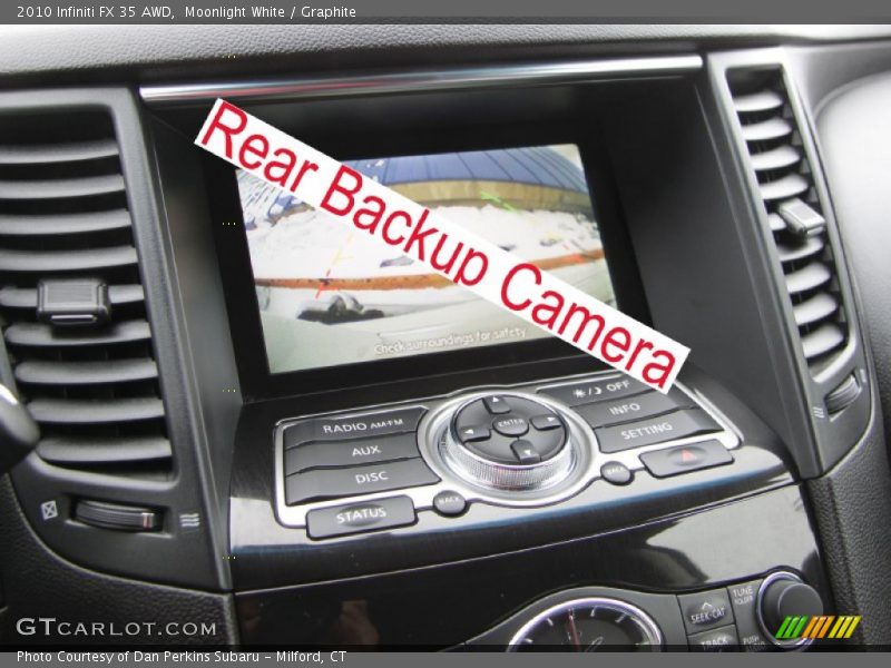 Moonlight White / Graphite 2010 Infiniti FX 35 AWD