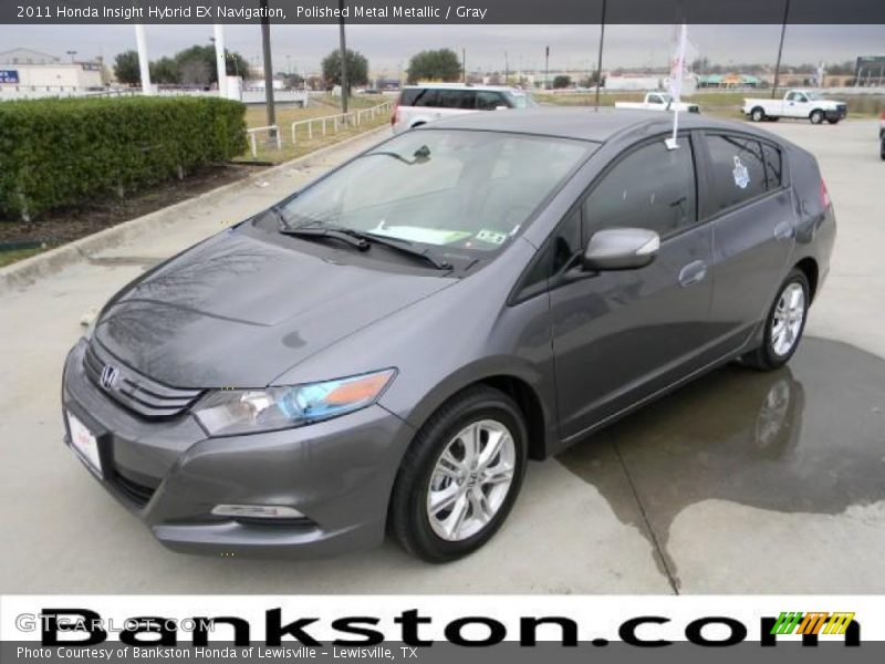 Polished Metal Metallic / Gray 2011 Honda Insight Hybrid EX Navigation