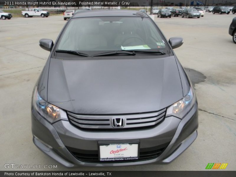 Polished Metal Metallic / Gray 2011 Honda Insight Hybrid EX Navigation