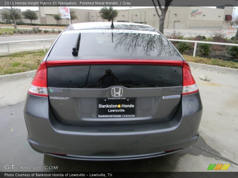 Polished Metal Metallic / Gray 2011 Honda Insight Hybrid EX Navigation