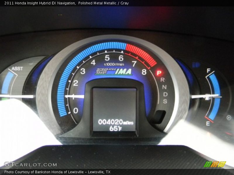  2011 Insight Hybrid EX Navigation Hybrid EX Navigation Gauges