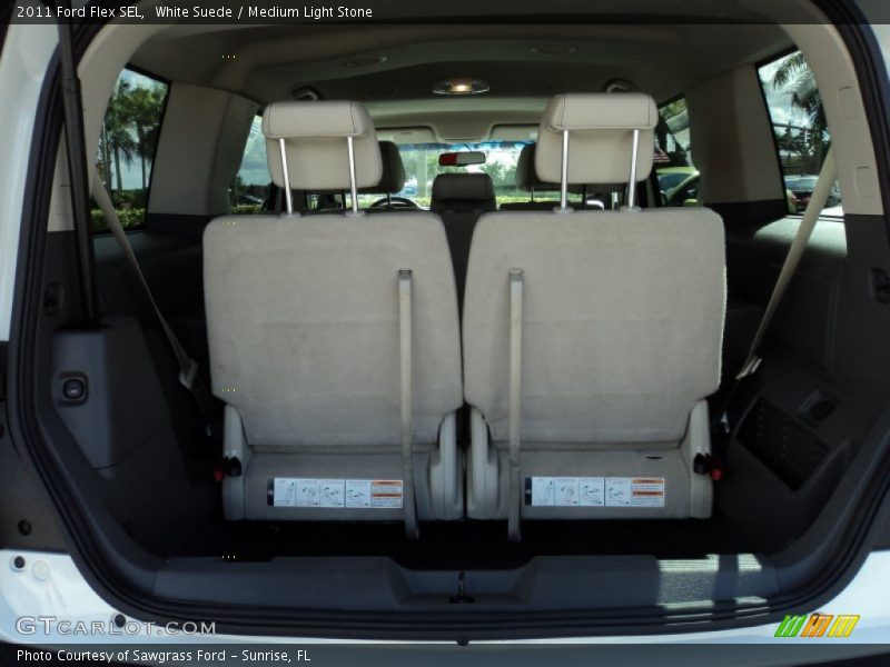 White Suede / Medium Light Stone 2011 Ford Flex SEL