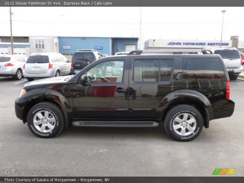 Espresso Black / Cafe Latte 2012 Nissan Pathfinder SV 4x4