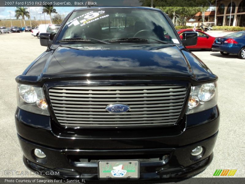 Black / Black 2007 Ford F150 FX2 Sport SuperCab