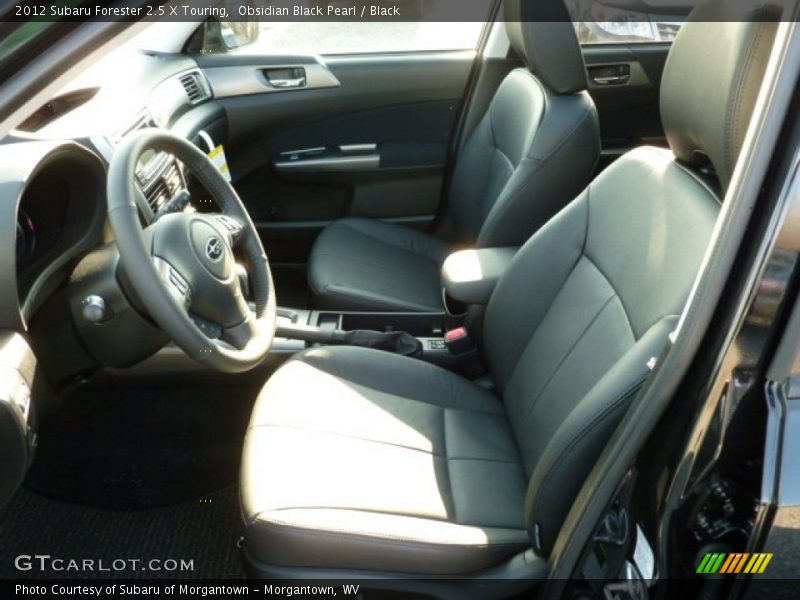Obsidian Black Pearl / Black 2012 Subaru Forester 2.5 X Touring