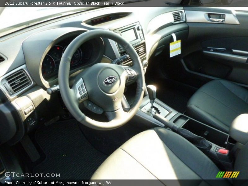 Obsidian Black Pearl / Black 2012 Subaru Forester 2.5 X Touring