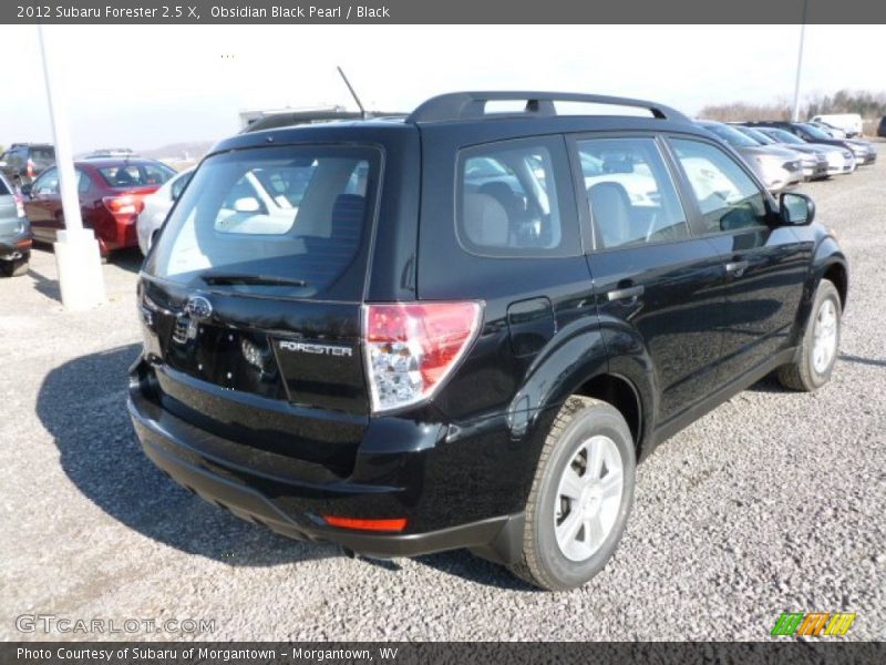 Obsidian Black Pearl / Black 2012 Subaru Forester 2.5 X