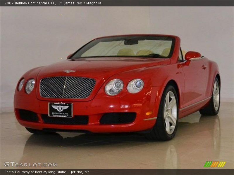 St. James Red / Magnolia 2007 Bentley Continental GTC