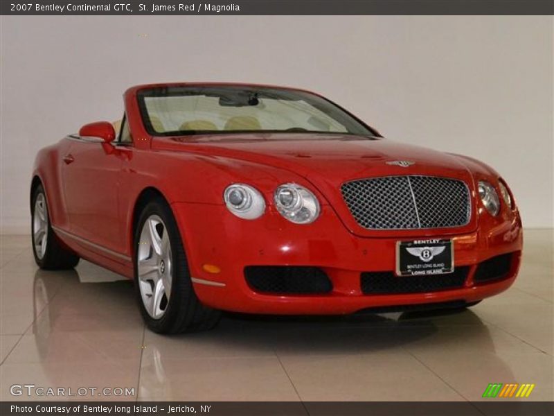 St. James Red / Magnolia 2007 Bentley Continental GTC