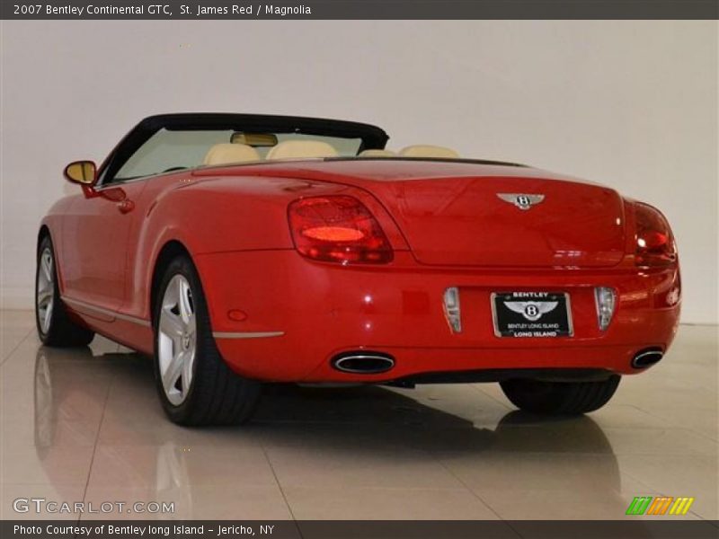 St. James Red / Magnolia 2007 Bentley Continental GTC