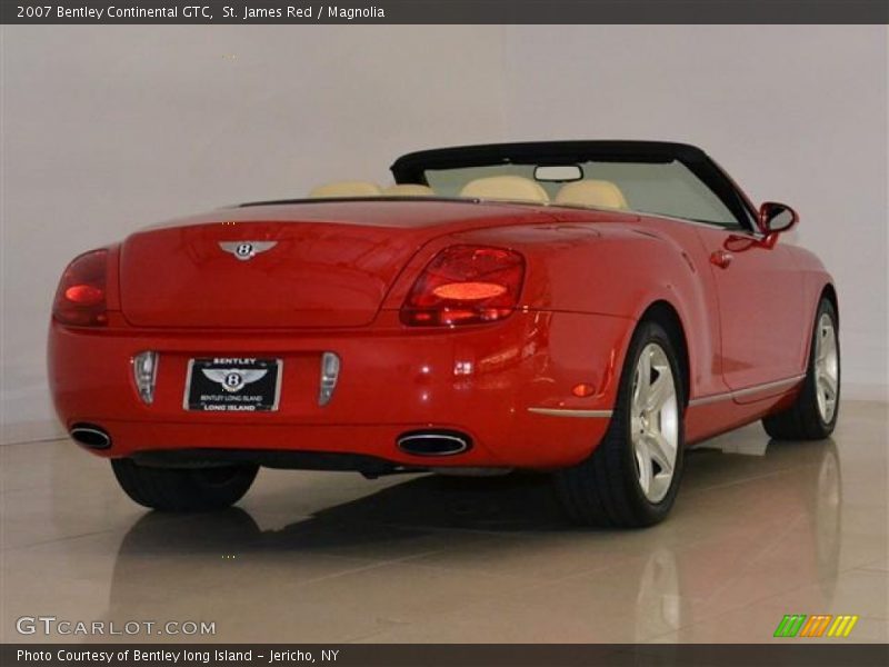 St. James Red / Magnolia 2007 Bentley Continental GTC