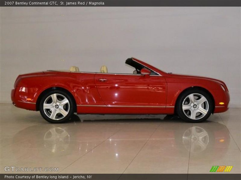 St. James Red / Magnolia 2007 Bentley Continental GTC