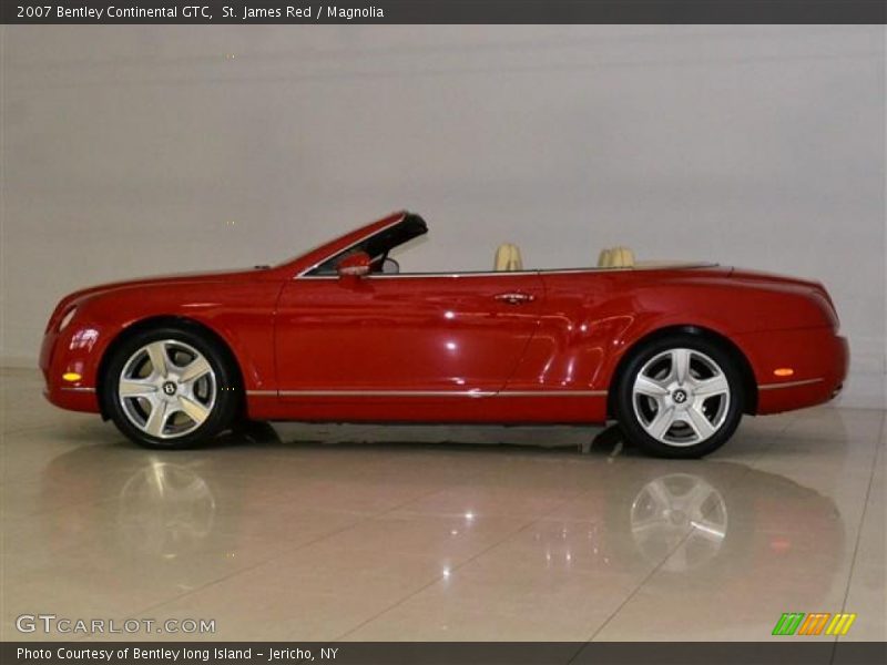 St. James Red / Magnolia 2007 Bentley Continental GTC