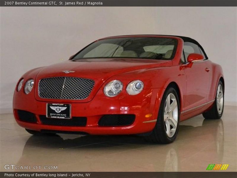 St. James Red / Magnolia 2007 Bentley Continental GTC
