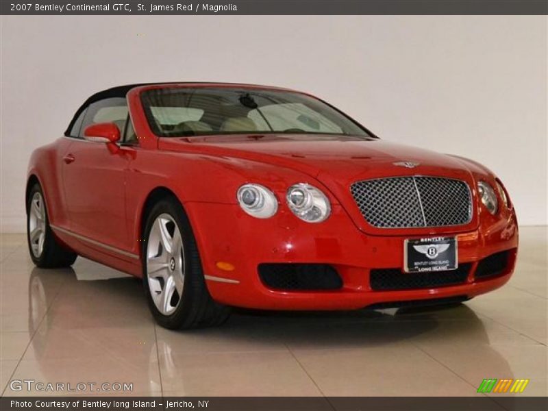 St. James Red / Magnolia 2007 Bentley Continental GTC