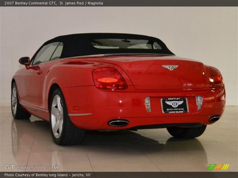 St. James Red / Magnolia 2007 Bentley Continental GTC