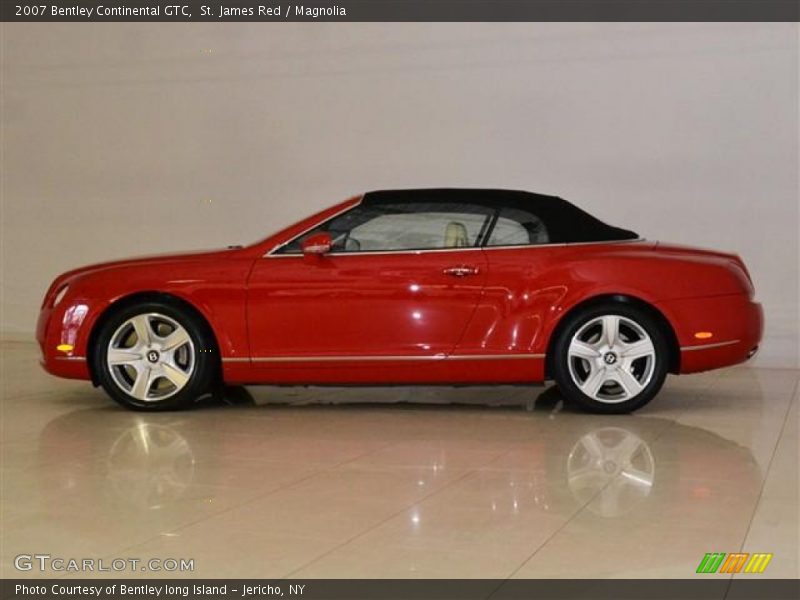 St. James Red / Magnolia 2007 Bentley Continental GTC